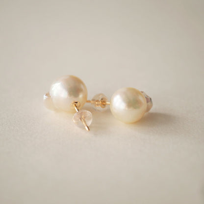 [ dew ] studs akoya〈M〉pair